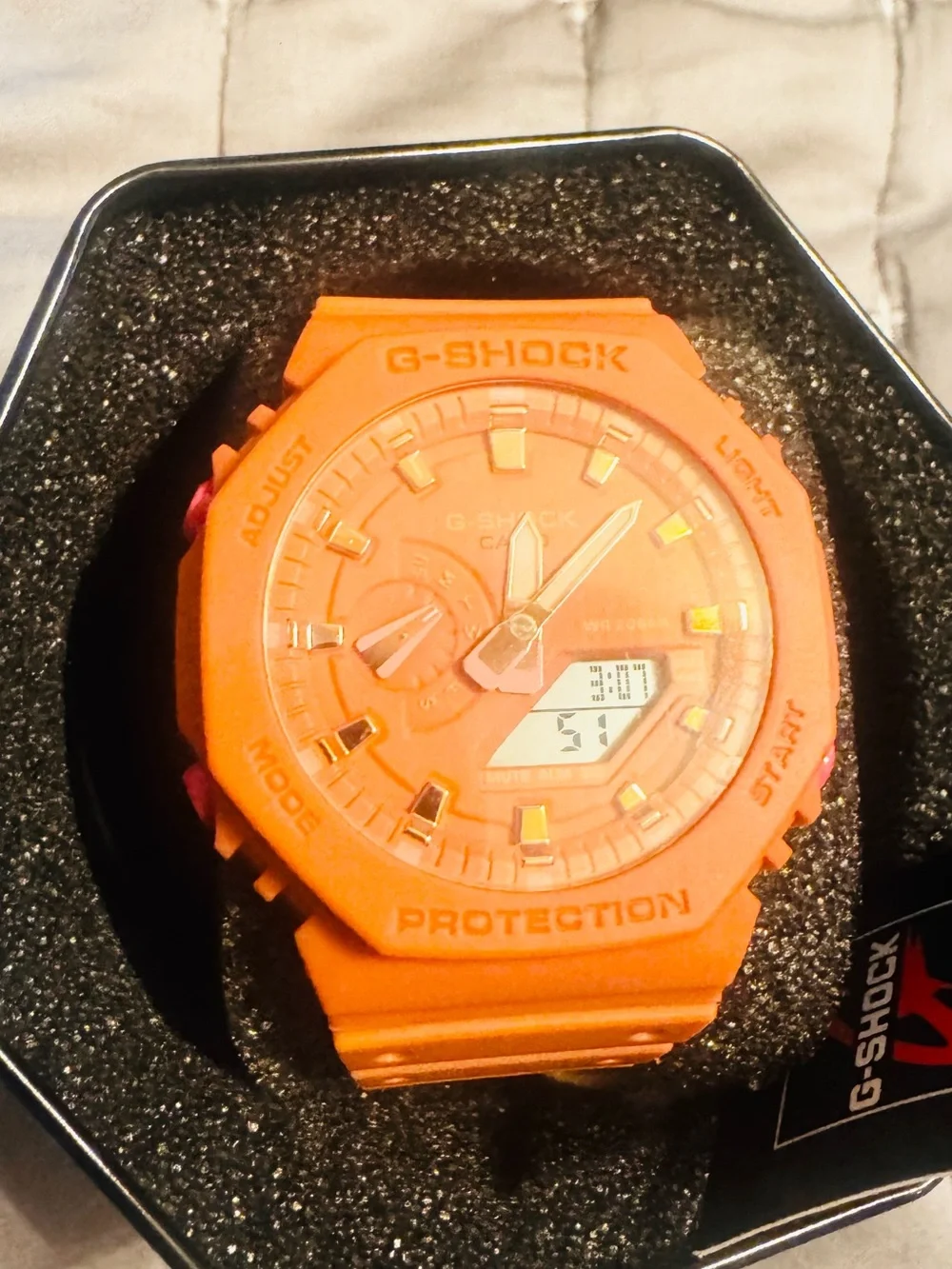 CASIO G-SHOCK GMA-S2100-4A2 CASIOak Analog Digital Pink Watch Carbon Y86008